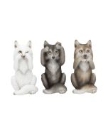 Three Wise Wolves 10cm Wolves Gifts Under £100
