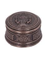 Triple Moon Goddess Box 9.5cm Maiden, Mother, Crone Mother's Day